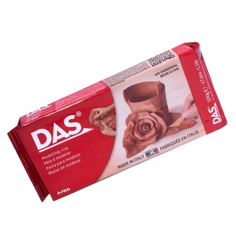 Pasta para modelar DAS Terracota (500g)