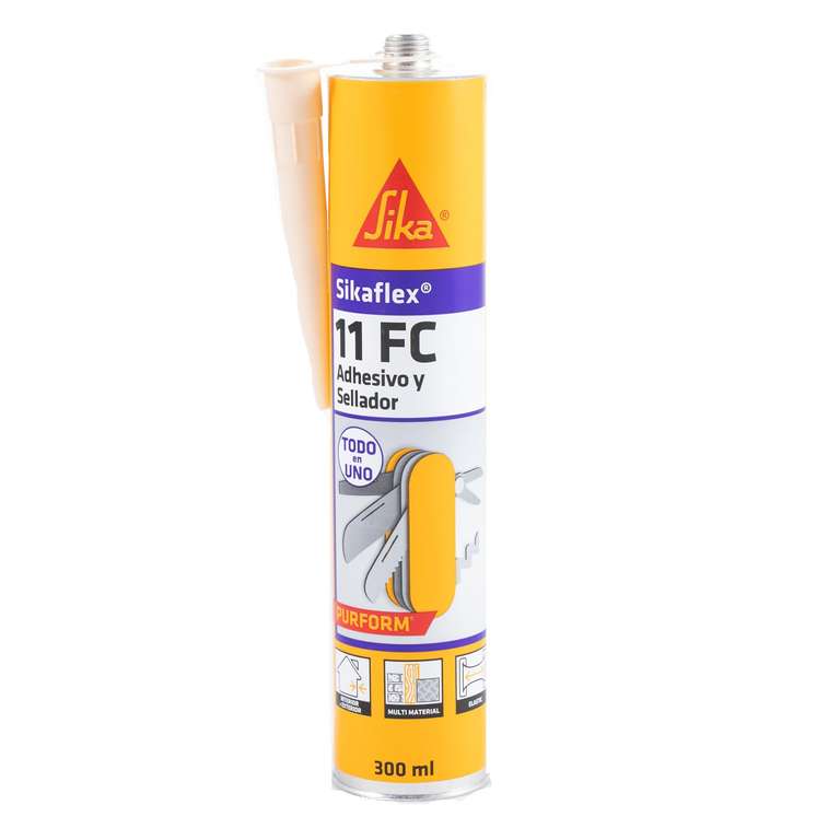 SIKA - Masilla adhesiva multiusos - Sikaflex 11 FC Purform - Beige - 300ml