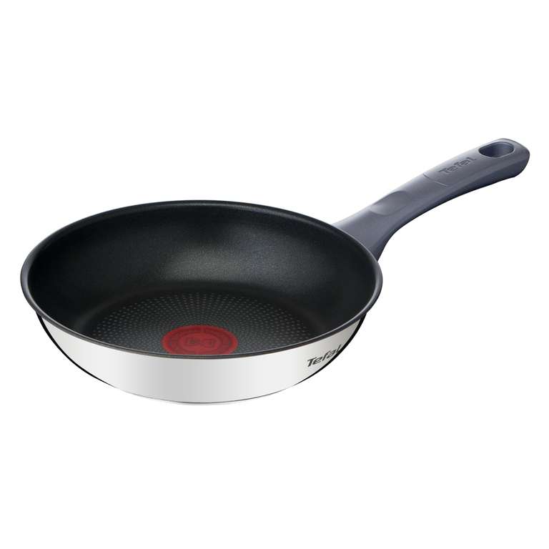 Tefal Daily Cook - Apto inducción, antiadherente, revestimiento titanio, Thermo-signal, apto lavavajillas y horno, acero inoxidable