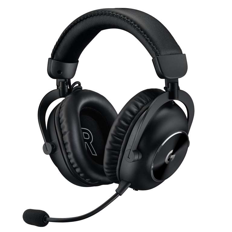 Logitech G PRO X 2 LIGHTSPEED - Auriculares inalámbricos, transductores grafeno 50 mm, DTS:X 2.0-7.1 Surround, PC, PS5/4, Switch, 50H, Negro