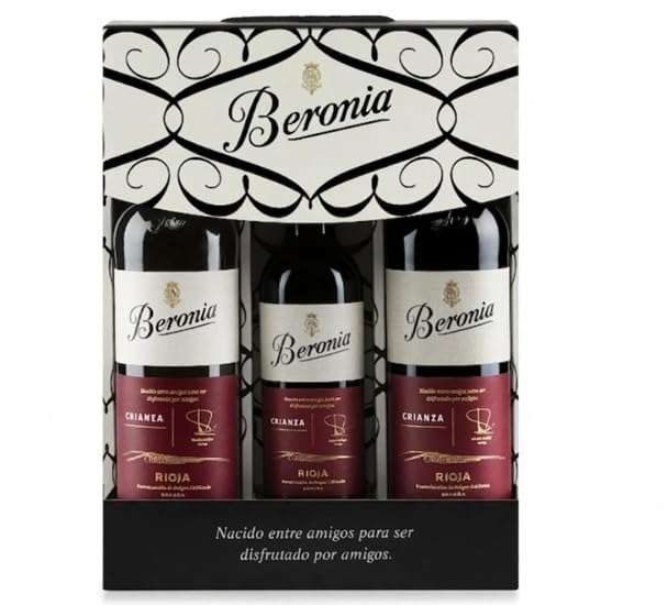 Beronia Estuche Vino Crianza 2x750 ml y Crianza 375 ml - D.O.Ca. Rioja