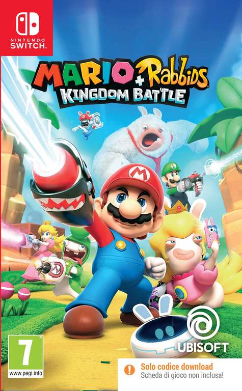 Mario + Rabbids Kingdom Battle Code in Box Switch - Nintendo Switch [Importación italiana]