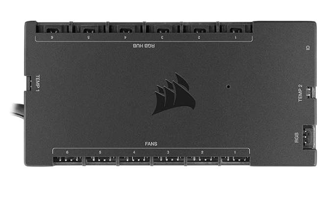 Corsair iCUE COMMANDER CORE XT, controlador digital.