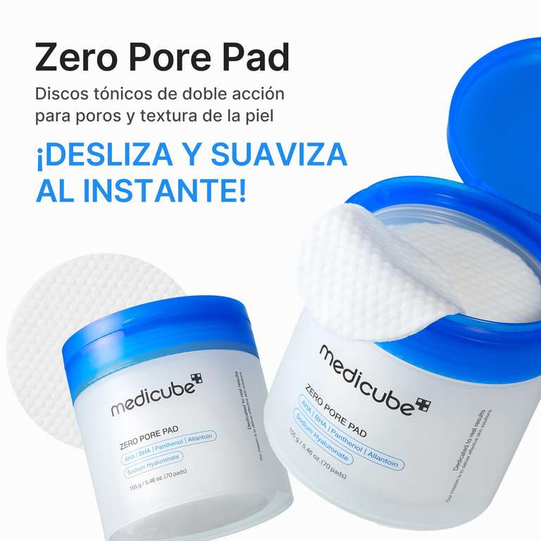 Discos Tónicos de Doble Textura para Exfoliación y Poros con AHA y BHA, Todo Tipo de Piel, Cosmética Coreana, 70 Discos