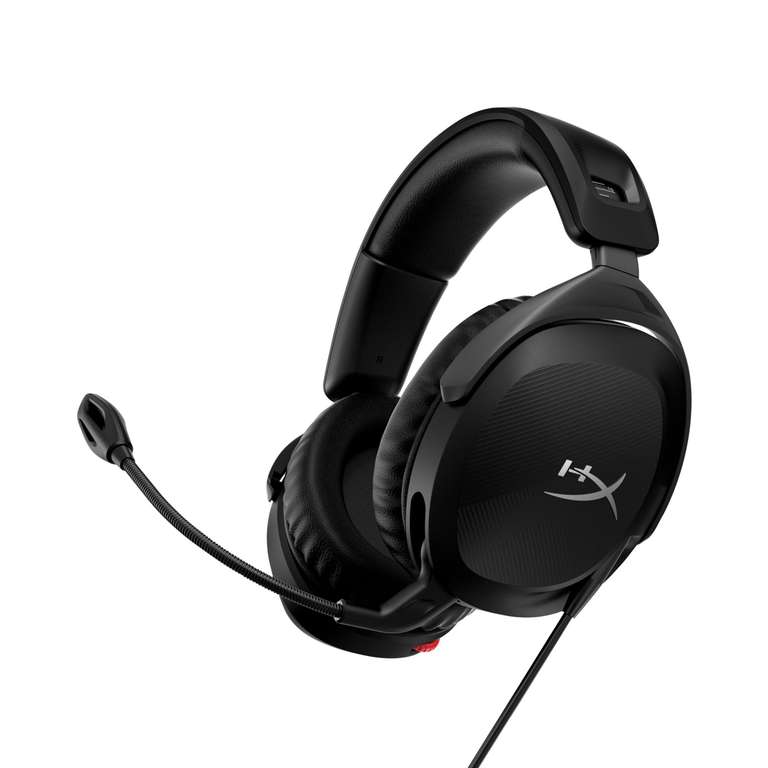 HyperX Cloud Stinger 2, Cascos gaming para PC, Drivers de 50 mm y Audio Envolvente, Giro 90º, 3.5 mm, Micrófono con cancelación de ruido