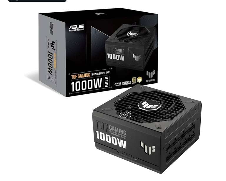 ASUS TUF Gaming 1000W Gold - Fuente de alimentación Modular (80+ Gold, Compatible con ATX 3.0
