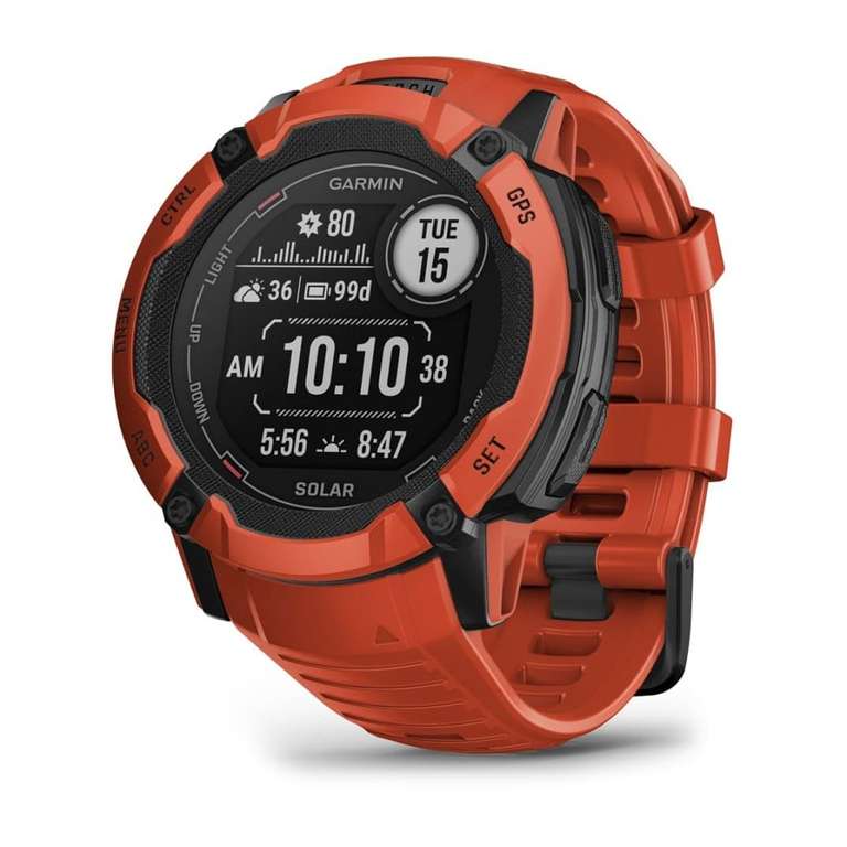 Garmin Instinct 2X Solar, Reloj Inteligente con GPS Resistente al Agua, Carga Solar