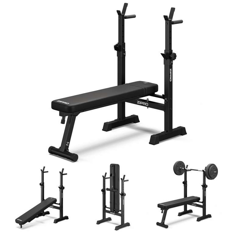 ZIPRO Banco de musculación hasta 230kg (Amazon y Decathlon)