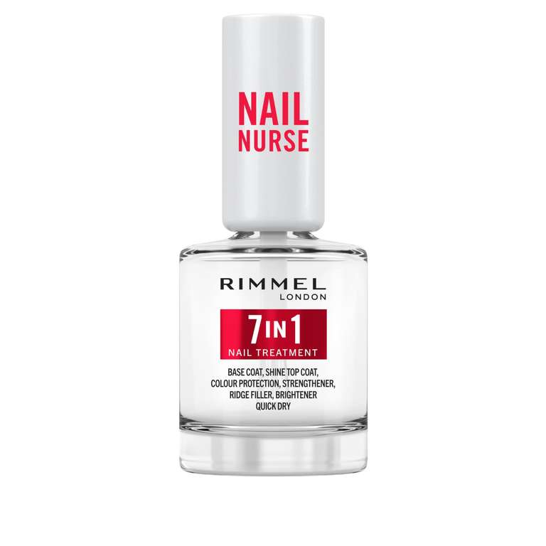 Rimmel London, Nail Care, Multi Benefit 7 in 1, Tratamiento de uñas, 12 ml