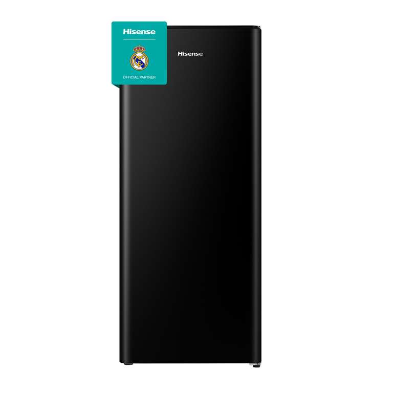Hisense RR220D4BBE - Frigorífico Una Puerta, Congelador Freeze Zone, 165 L de capacidad, 128 cm alto, Class E, Botellero, Cycle Defrost