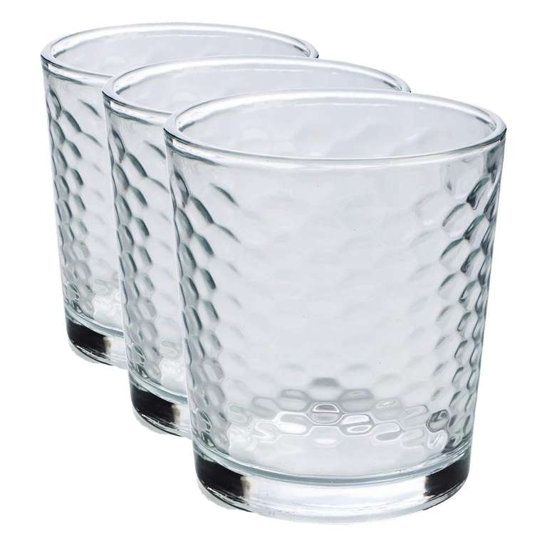 Quid Gala - Set 18 vasos forma baja 26cl, Aptos para lavavajillas, vidrio (Paquete de 3x6)
