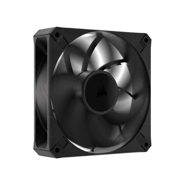 CORSAIR RS120 MAX 120 mm PWM Ventilador Grueso – Alta Presión Estática – Fabricación en Polímero de