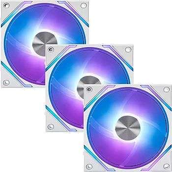 MSI Ventilador MPG EZ120 ARGB BLANCO - Ventilador ARGB de 120 mm, bloque de conector magnético patentado, conexión en cadena