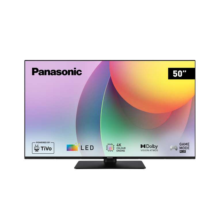 Panasonic TB-50W60AEZ, W60 Series 50 Pulgadas 4K Ultra HD LED Smart TV, 2024, TiVo, 4K Colour