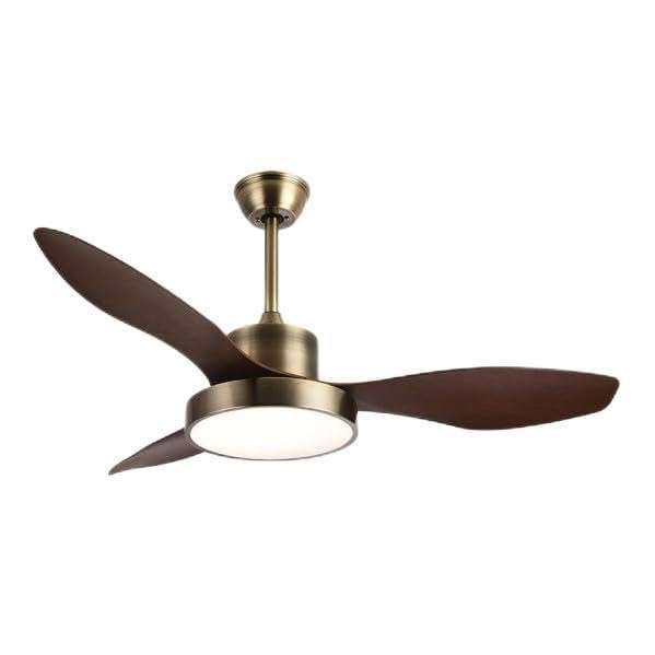 Ventilador DC 24W 2650lm 3 aspas 97º 6 velocidades 3000-4000-6000K con control remoto