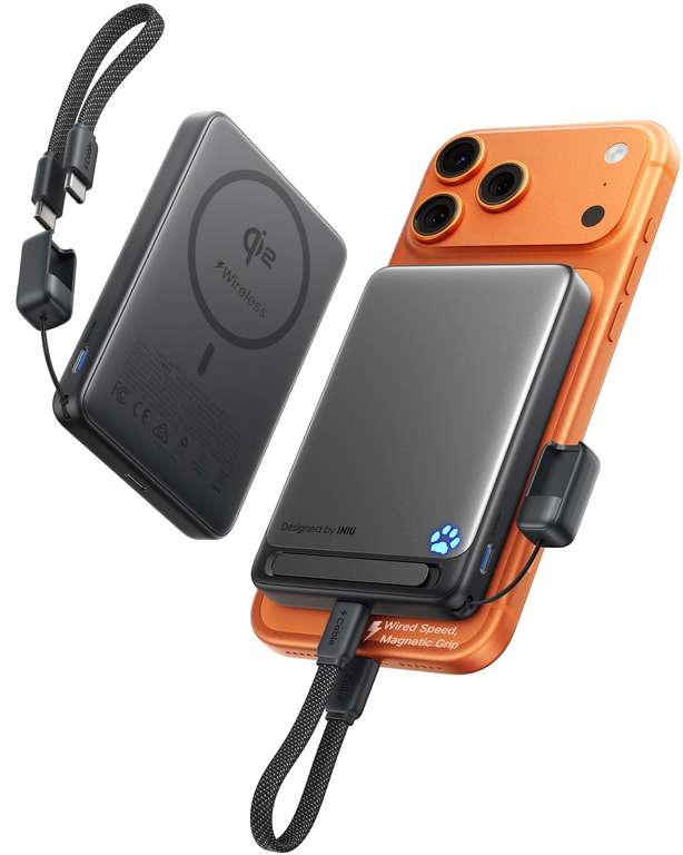 INIU Power Bank para MagSafe, 45W 10000mAh