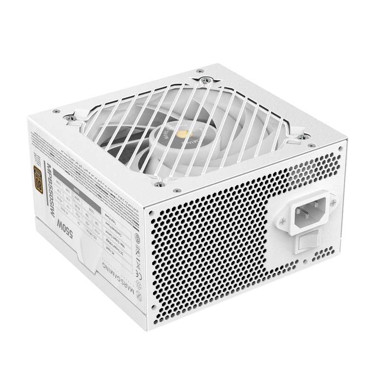 Mars Gaming MPB550SI, Fuente Alimentación ATX 550W, 7 Años Garantía, 80Plus Bronze 230V, 90% Eficiencia, Ventilador SI Extreme Silence