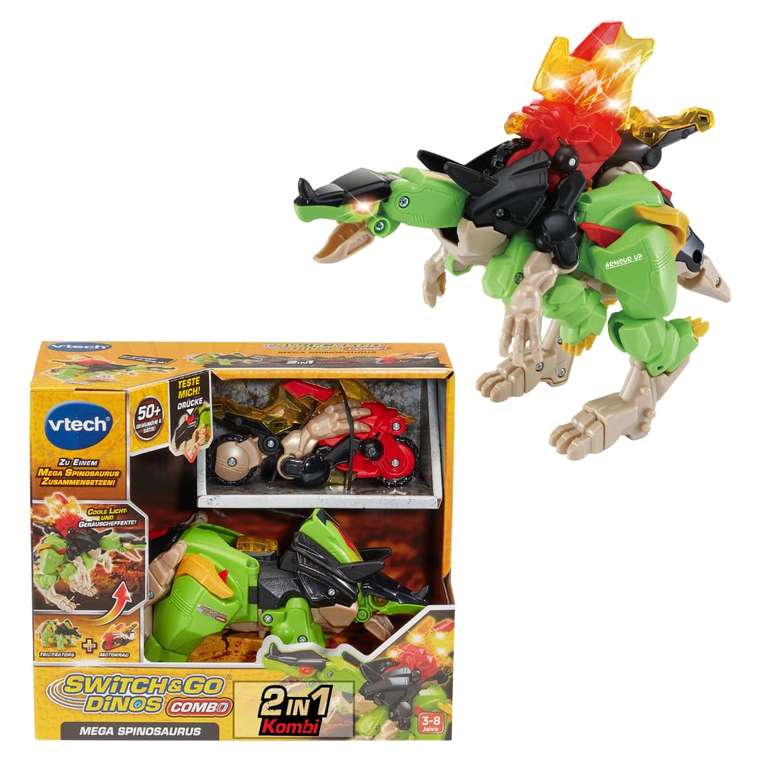 VTech Switch & Go Dinos - Combo Mega Spinosaurus (Reacondicionado - Como Nuevo)