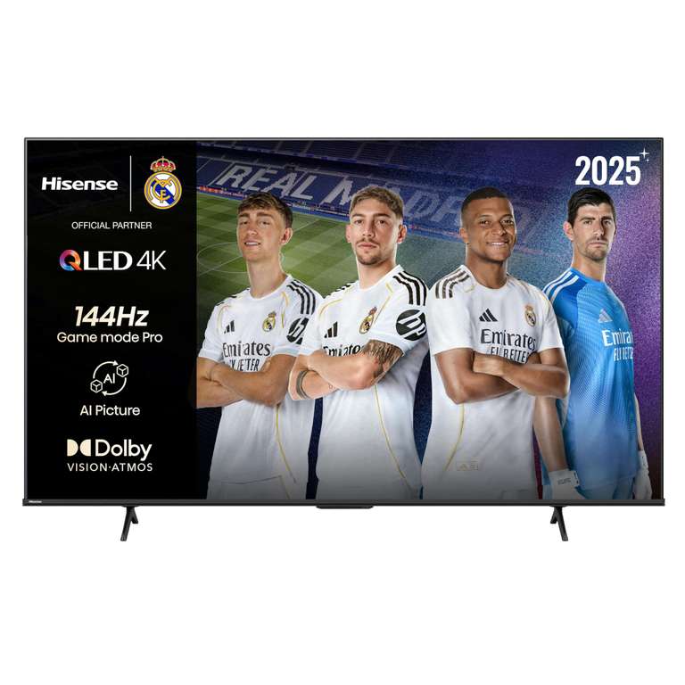 Hisense 55E7Q Pro - QLED Smart TV, Gaming TV, Modo Juego Pro 144Hz, AMD Freesync Premium Pro, Dolby Vision IQ
