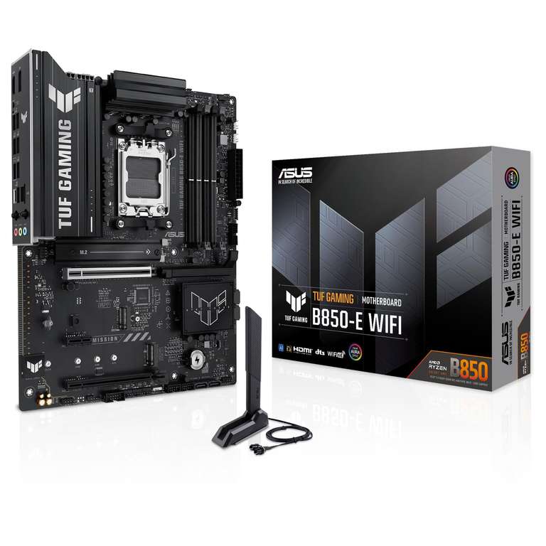 Placa Base ASUS TUF Gaming B850-E WiFi (AM5, PCIe 5.0 REAL, DDR5, Wi-Fi 6E)