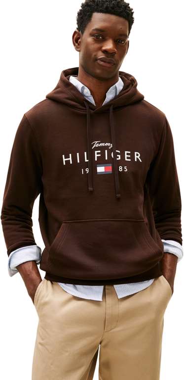 Tommy Hilfiger Brand Love Big Hilfiger Hoodie Mw0mw41427 Sudadera con Capucha Hombre