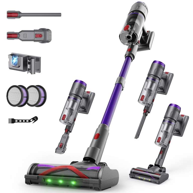 Aspiradora escoba inalámbrica.