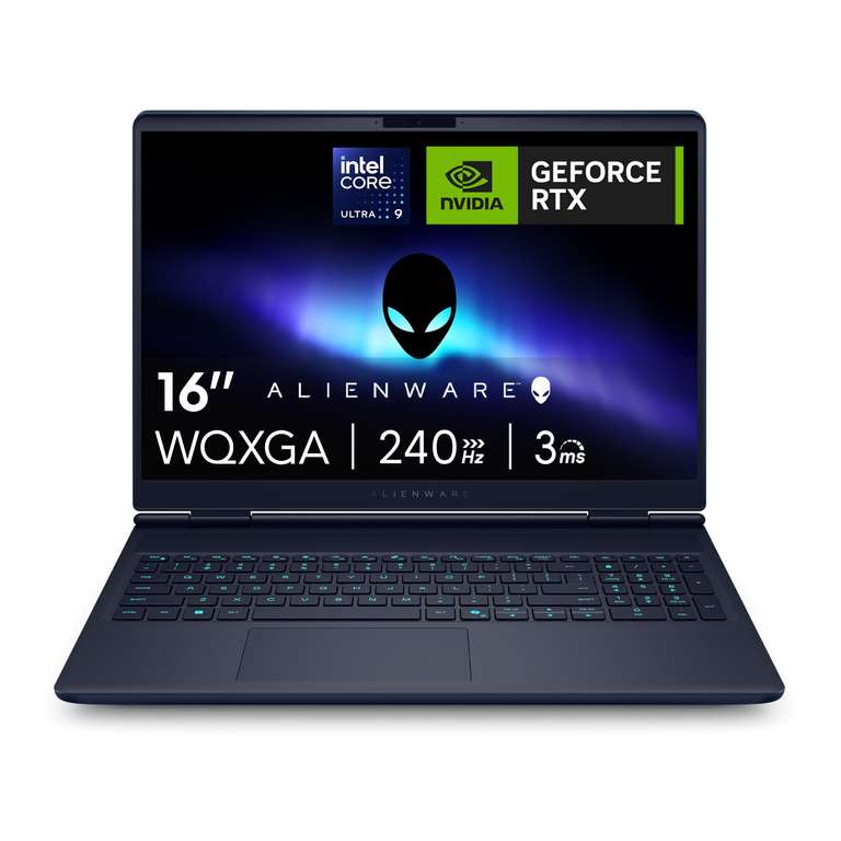 Alienware 16x Aurora Portátil Gaming AC16251 16" WQXGA 240Hz G-Sync, Intel Core Ultra 9 275HX Series 2