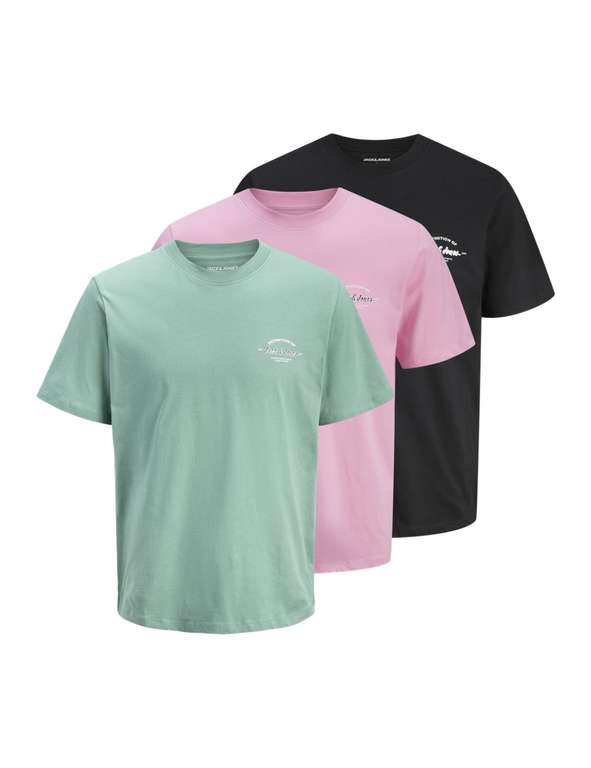 Pack de 3 camisetas Jack&Jones Jjbrandon tee SS (tallas de XS a XXL)