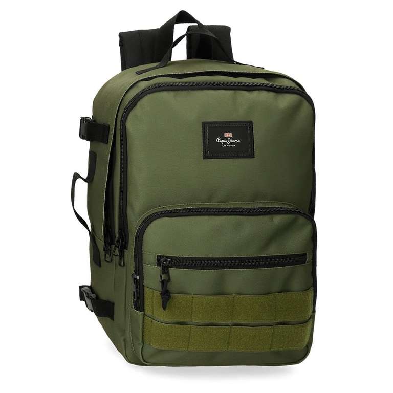 Pepe Jeans Aris Evergreen Mochila de Cabina, Caqui, 31x44x20 cms