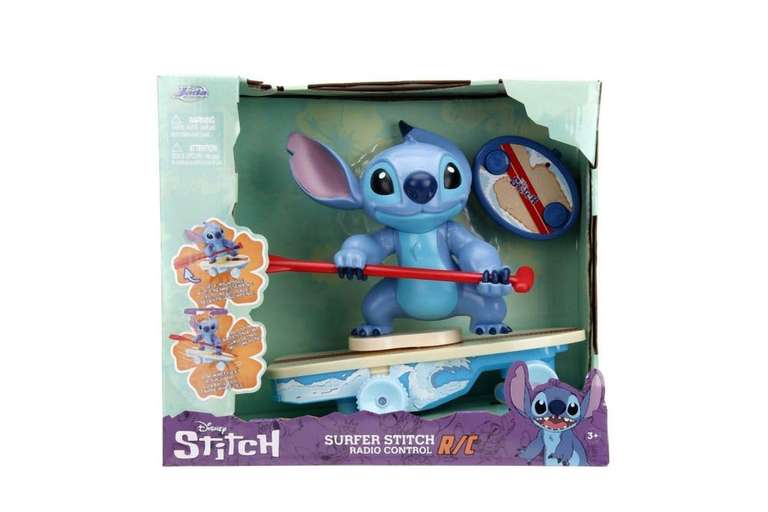 Jada Disney Stitch Surfer Radiocontrol Teledirigido (Reacondicionado - Como Nuevo)