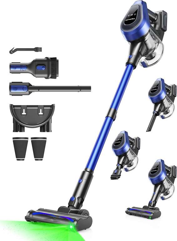 Aspiradora sin Cable 40KPA 550W LED 50Mins