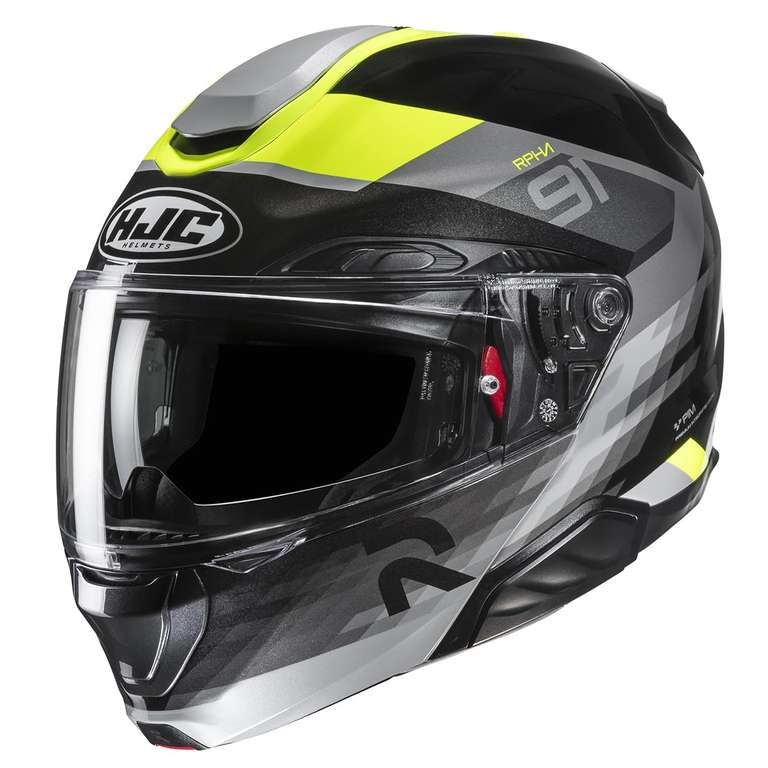 HJC, Casco Moto Modular RPHA 91 MADAL MC3H, talla XXL