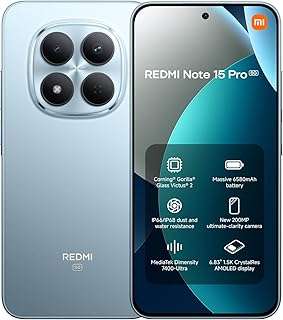 Redmi Note 15 Pro 5G 8+256 Glacier Blue (No Power Adapter Included) -VENDEDOR EXTERNO